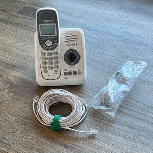 Vtech Landline Cordless Telephone with Digital Answering System - DECT 6.0 $19